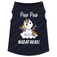 Pew Pew Madafakas Unicorn with Pistols Fantasy Doggie Tank