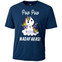 Pew Pew Madafakas Unicorn with Pistols Fantasy Performance Shirt