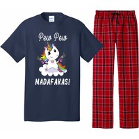 Pew Pew Madafakas Unicorn with Pistols Fantasy Pajama Set