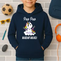 Pew Pew Madafakas Unicorn with Pistols Fantasy Kids Hoodie