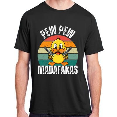 Pew Pew Madafakas Funny Duck Adult ChromaSoft Performance T-Shirt