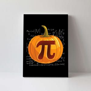 Pumpkin Pie Math Funny Halloween Thanksgiving Pi Day Canvas