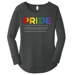 Pride Pride Month Women's Perfect Tri Tunic Long Sleeve Shirt