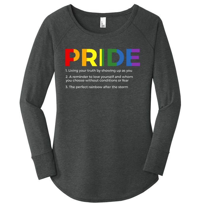 Pride Pride Month Women's Perfect Tri Tunic Long Sleeve Shirt