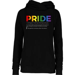 Pride Pride Month Womens Funnel Neck Pullover Hood