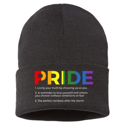 Pride Pride Month Sustainable Knit Beanie