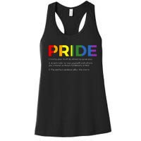 Pride Pride Month Women's Racerback Tank