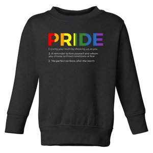 Pride Pride Month Toddler Sweatshirt