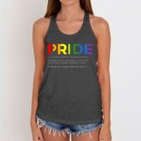 Pride Pride Month Women's Knotted Racerback Tank