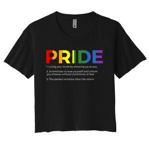 Pride Pride Month Women's Crop Top Tee