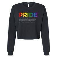 Pride Pride Month Cropped Pullover Crew