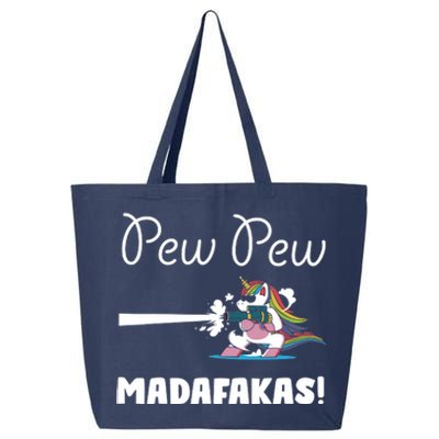 Pew Pew Madafakas Funny Unicorn Cute Adorable 25L Jumbo Tote