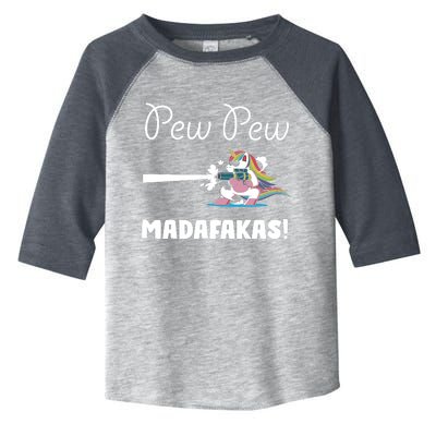 Pew Pew Madafakas Funny Unicorn Cute Adorable Toddler Fine Jersey T-Shirt