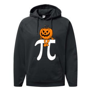 Pumpkin Pie Math Funny Halloween Thanksgiving Pi Day Performance Fleece Hoodie