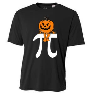 Pumpkin Pie Math Funny Halloween Thanksgiving Pi Day Cooling Performance Crew T-Shirt