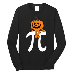 Pumpkin Pie Math Funny Halloween Thanksgiving Pi Day Long Sleeve Shirt