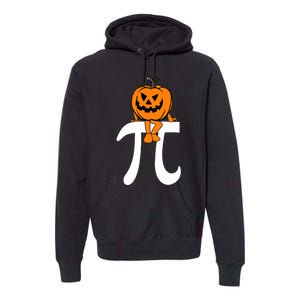 Pumpkin Pie Math Funny Halloween Thanksgiving Pi Day Premium Hoodie