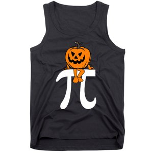 Pumpkin Pie Math Funny Halloween Thanksgiving Pi Day Tank Top