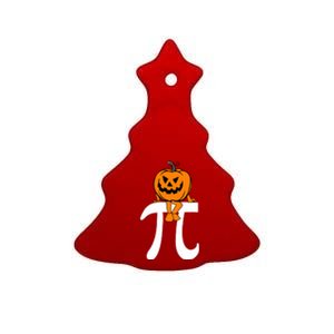 Pumpkin Pie Math Funny Halloween Thanksgiving Pi Day Ceramic Tree Ornament