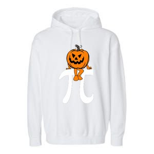 Pumpkin Pie Math Funny Halloween Thanksgiving Pi Day Garment-Dyed Fleece Hoodie