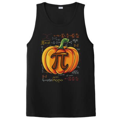 Pumpkin Pie Math Funny Halloween Thanksgiving Pi Day Cool Gift PosiCharge Competitor Tank