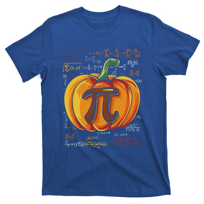 Pumpkin Pie Math Funny Halloween Thanksgiving Pi Day Cool Gift T-Shirt