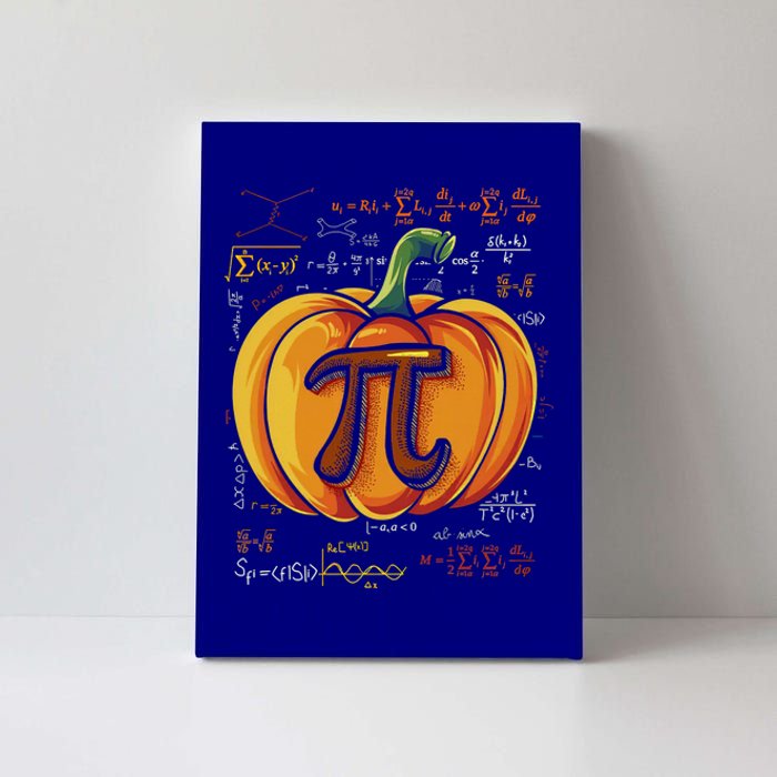 Pumpkin Pie Math Funny Halloween Thanksgiving Pi Day Cool Gift Canvas