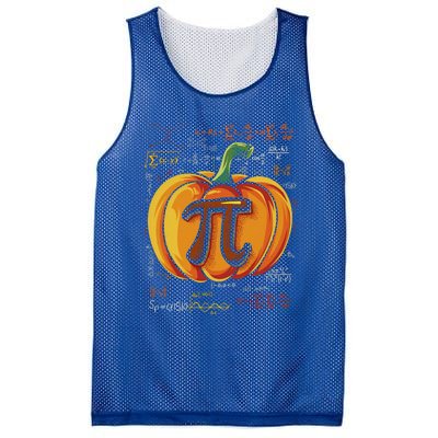 Pumpkin Pie Math Funny Halloween Thanksgiving Pi Day Cool Gift Mesh Reversible Basketball Jersey Tank