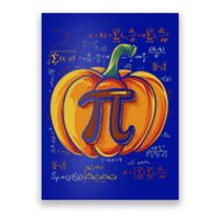 Pumpkin Pie Math Funny Halloween Thanksgiving Pi Day Cool Gift Poster