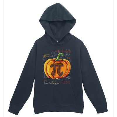 Pumpkin Pie Math Funny Halloween Thanksgiving Pi Day Cool Gift Urban Pullover Hoodie