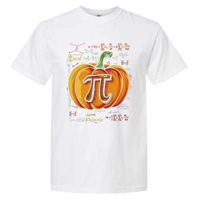 Pumpkin Pie Math Funny Halloween Thanksgiving Pi Day Cool Gift Garment-Dyed Heavyweight T-Shirt