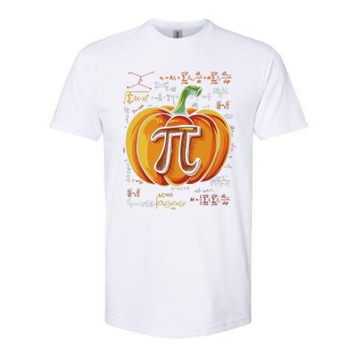 Pumpkin Pie Math Funny Halloween Thanksgiving Pi Day Cool Gift Softstyle CVC T-Shirt