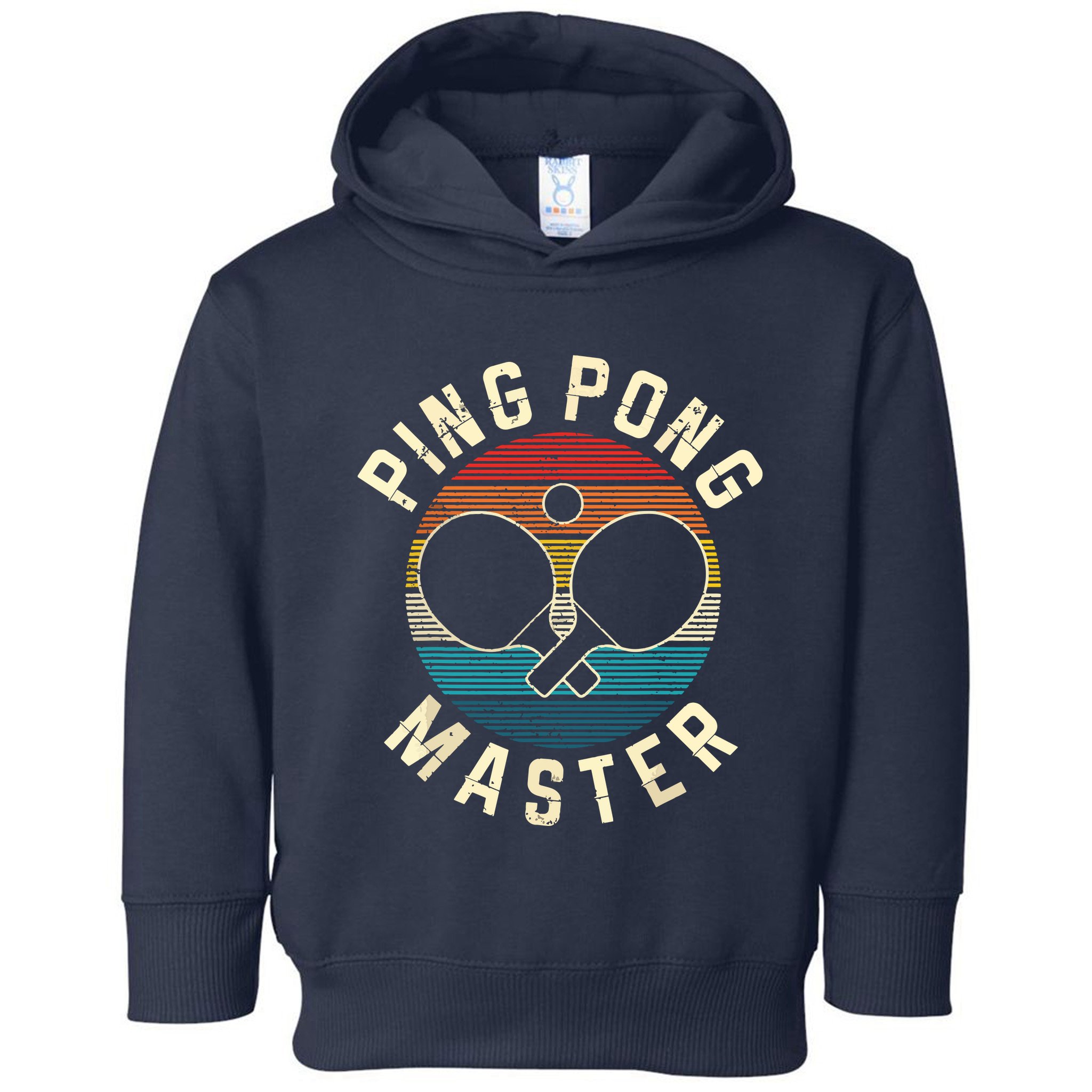 Ping Pong Master Vintage Table Tennis Player Funny Gift Toddler Hoodie