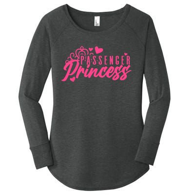 Passenger Princess Meme Girl Passenger Seat Princess Women's Perfect Tri Tunic Long Sleeve Shirt