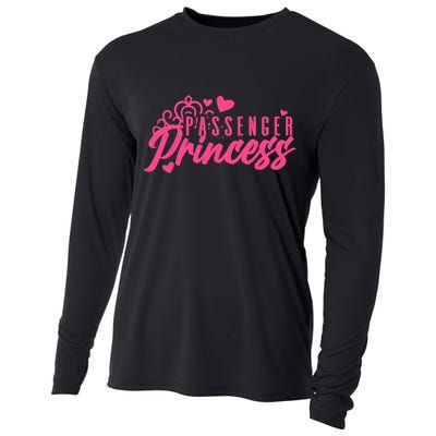 Passenger Princess Meme Girl Passenger Seat Princess Cooling Performance Long Sleeve Crew