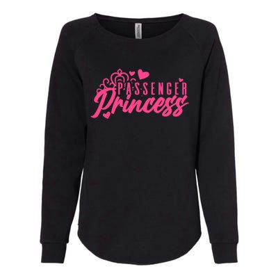 Passenger Princess Meme Girl Passenger Seat Princess Womens California Wash Sweatshirt