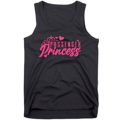 Passenger Princess Meme Girl Passenger Seat Princess Tank Top