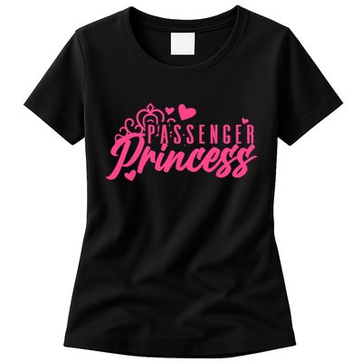 Passenger Princess Meme Girl Passenger Seat Princess Womens T-Shirt