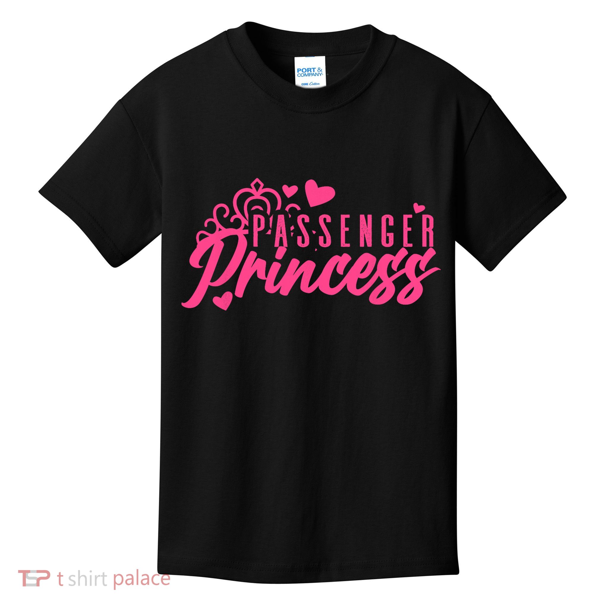 Passenger Princess Meme Girl Passenger Seat Princess Kids T-Shirt