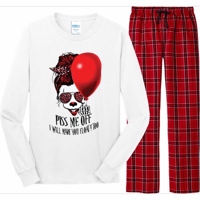 Pennywise Piss Me Off I Will Make You Float Too Long Sleeve Pajama Set