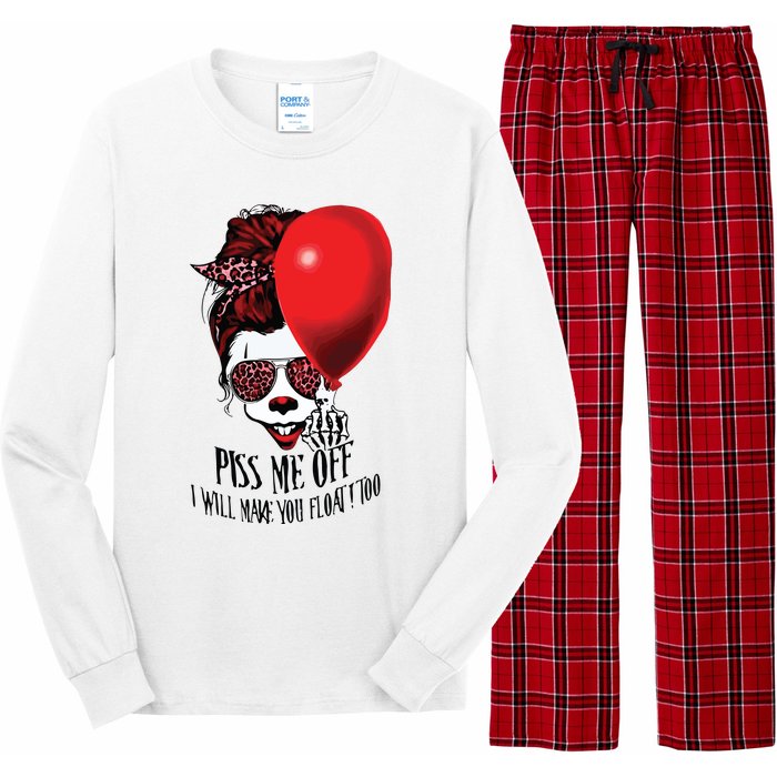 Pennywise Piss Me Off I Will Make You Float Too Long Sleeve Pajama Set