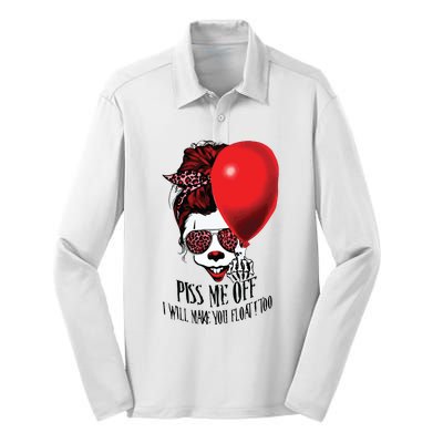 Pennywise Piss Me Off I Will Make You Float Too Silk Touch Performance Long Sleeve Polo