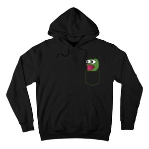 Poggers Pepe Meme Gaming Live Stream Poacket Hoodie