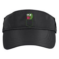 Poggers Pepe Meme Gaming Live Stream Poacket Adult Drive Performance Visor