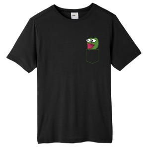 Poggers Pepe Meme Gaming Live Stream Poacket Tall Fusion ChromaSoft Performance T-Shirt