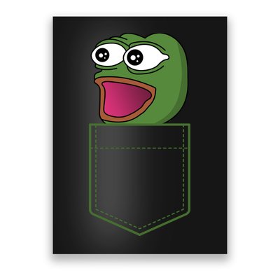 Poggers Pepe Meme Gaming Live Stream Poacket Poster