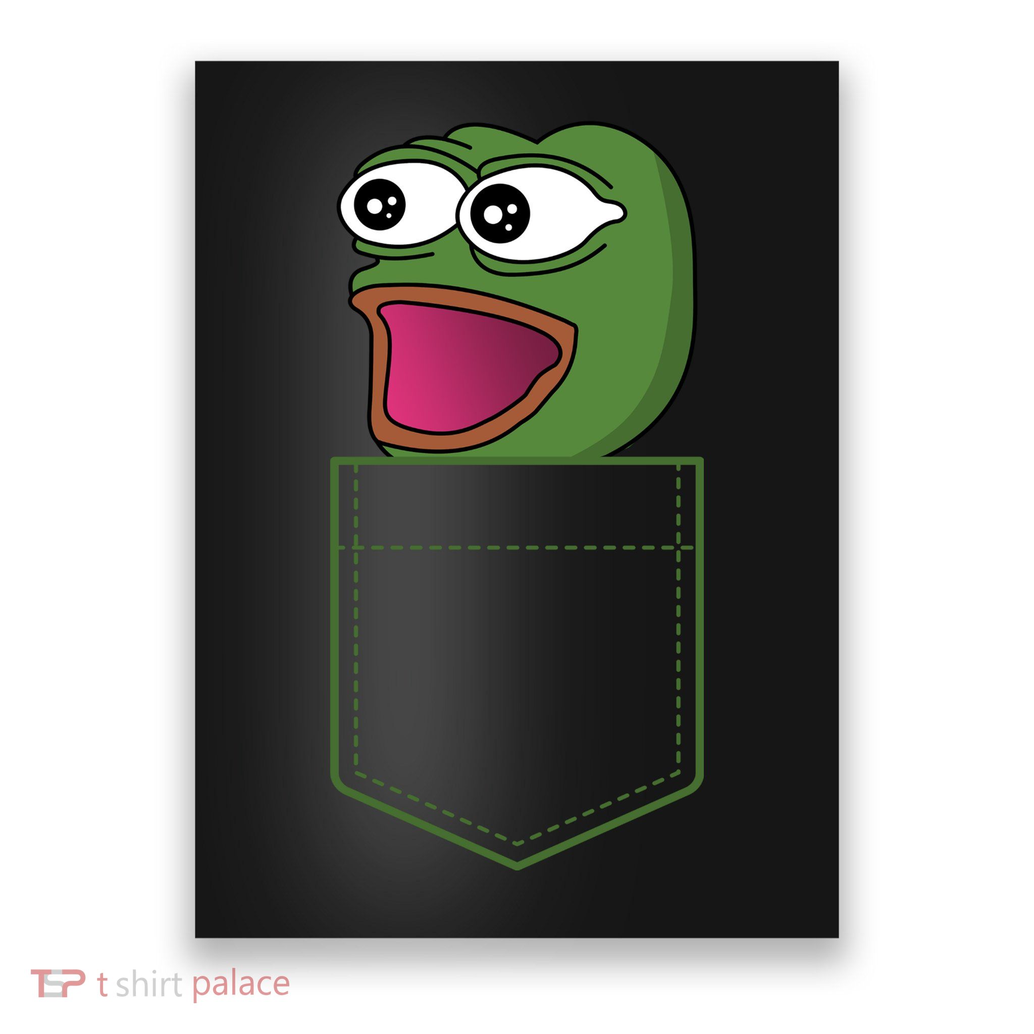 Poggers Pepe Meme Gaming Live Stream Poacket Poster