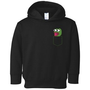 Poggers Pepe Meme Gaming Live Stream Poacket Toddler Hoodie