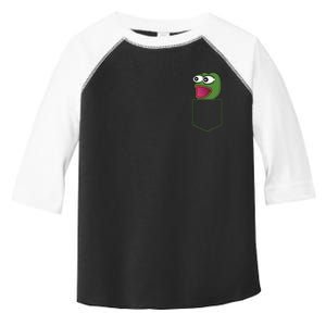 Poggers Pepe Meme Gaming Live Stream Poacket Toddler Fine Jersey T-Shirt