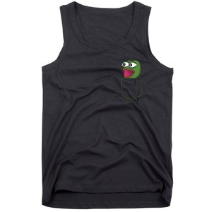 Poggers Pepe Meme Gaming Live Stream Poacket Tank Top